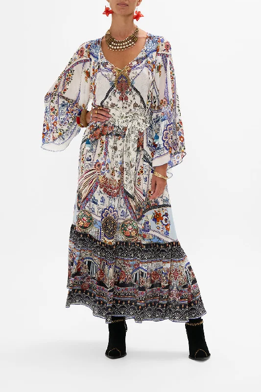 Doorbuster Deal SMOCKED RAGLAN SLEEVE DRESS MY FOLK ART HEART