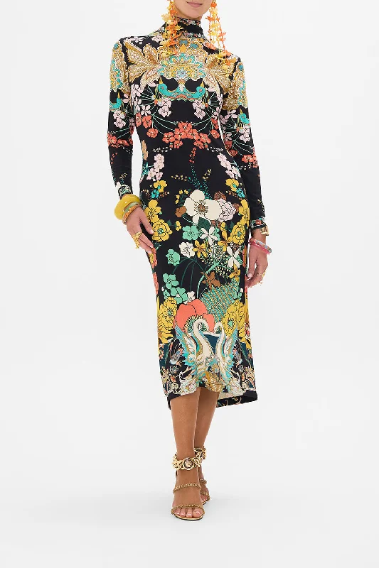 Discount Deals TURTLENECK JERSEY DRESS WE WORE FOLKLORE
