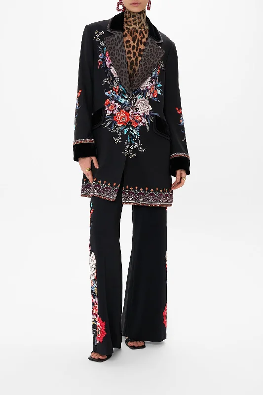 Weekend Flash Sale CONTRAST COLLAR MID LENGTH COAT VOLENDAM DOLLS