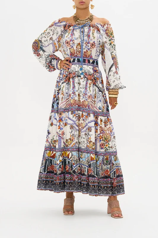 Price Slash HIGH WAISTED TIERED SKIRT MY FOLK ART HEART