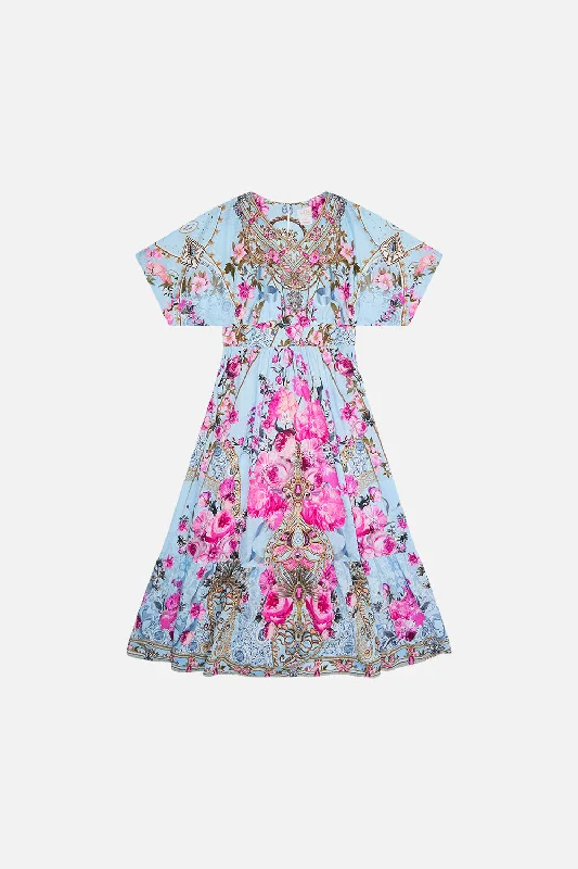 Great Bargains KIDS RELAXED SHIRRED WAIST DRESS 4-10 DOWN THE GARDEN PATH