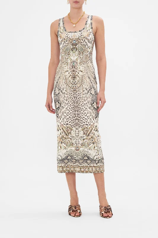 Savings Spectacular JERSEY SCOOP NECK TANK DRESS LOOKING GLASS HOUSES