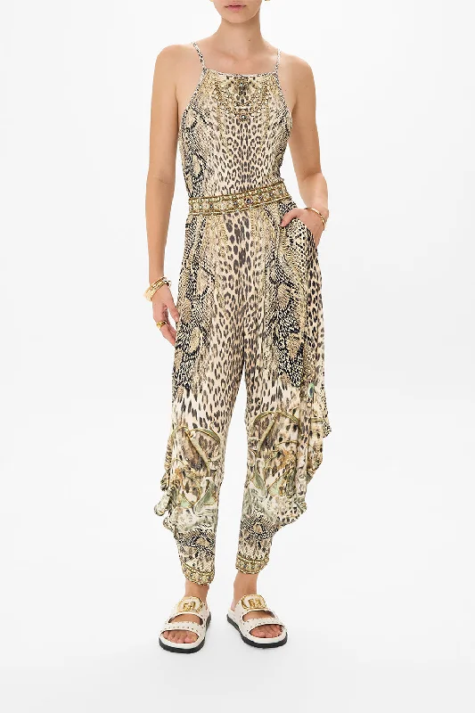 Deal Mania RELAXED SQUARE NECK JERSEY TANK LOOKING GLASS HOUSES