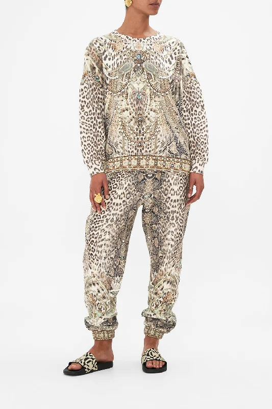Super Sale DROPPED SHOULDER SWEAT SHIRT LOOKING GLASS HOUSES