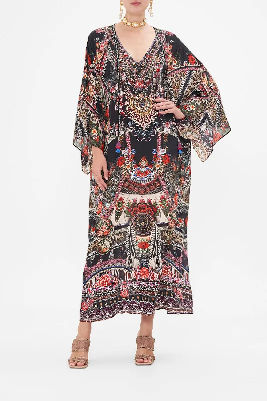 Grand Opening Sale V NECK KAFTAN WITH TIES VOLENDAM DOLLS