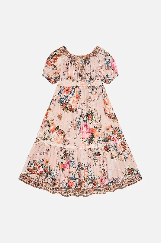 Crazy Deals KIDS RIBBON MAXI DRESS 4-10 ROSE GARDEN REVOLUTION