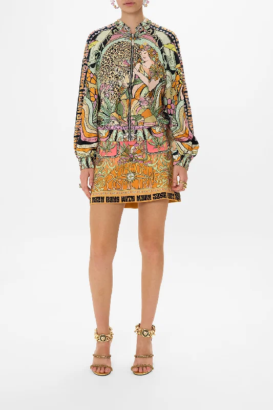 Great Bargains PANELLED SLEEVE BLOUSON BOMBER DAY TRIPPIN