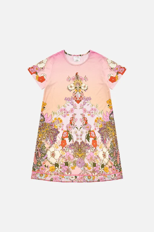 Final Markdown KIDS T-SHIRT DRESS WITH FLARE HEM 12-14 CLEVER CLOGS