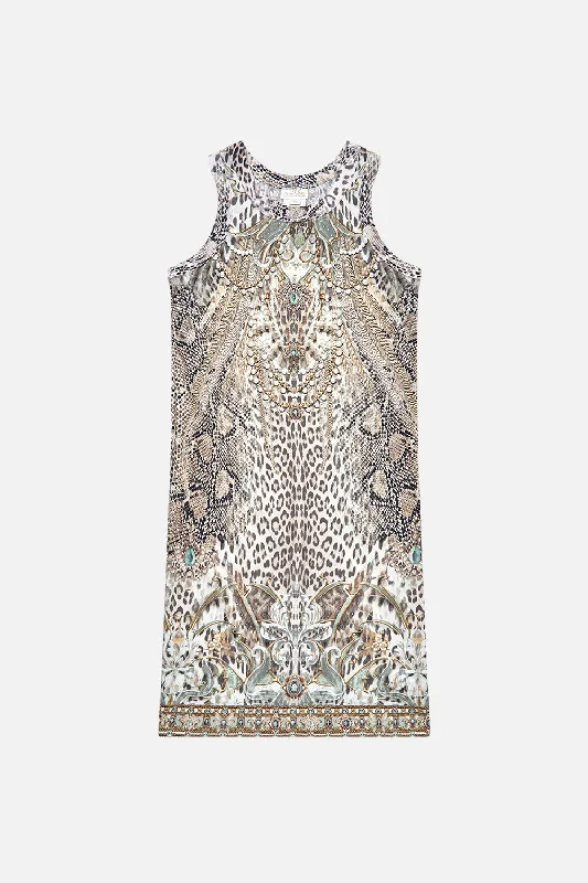 Warehouse Sale KIDS JERSEY TANK DRESS 12-14 LOOKING GLASS HOUSES