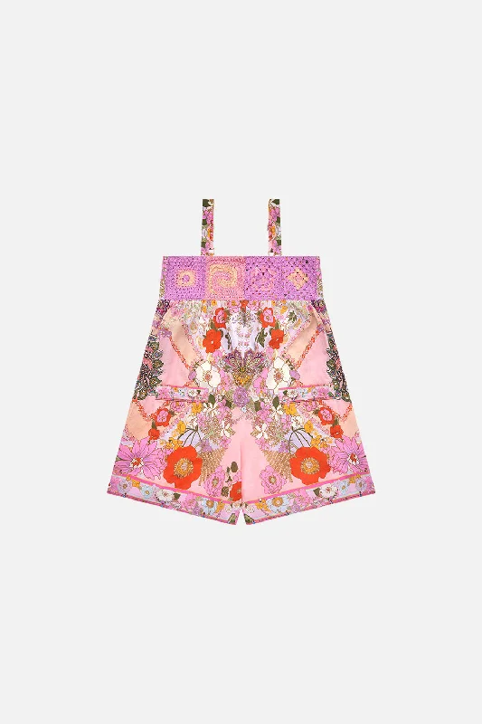 Epic Deals KIDS PLAYSUIT WITH CROCHET PANEL 12-14 CLEVER CLOGS