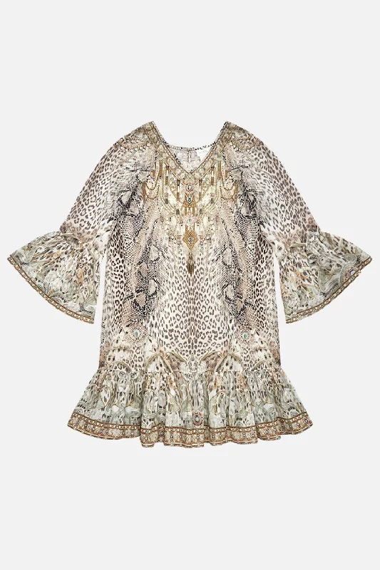 Sneak Peek Sale KIDS A-LINE GATHERED DRESS 12-14 LOOKING GLASS HOUSES