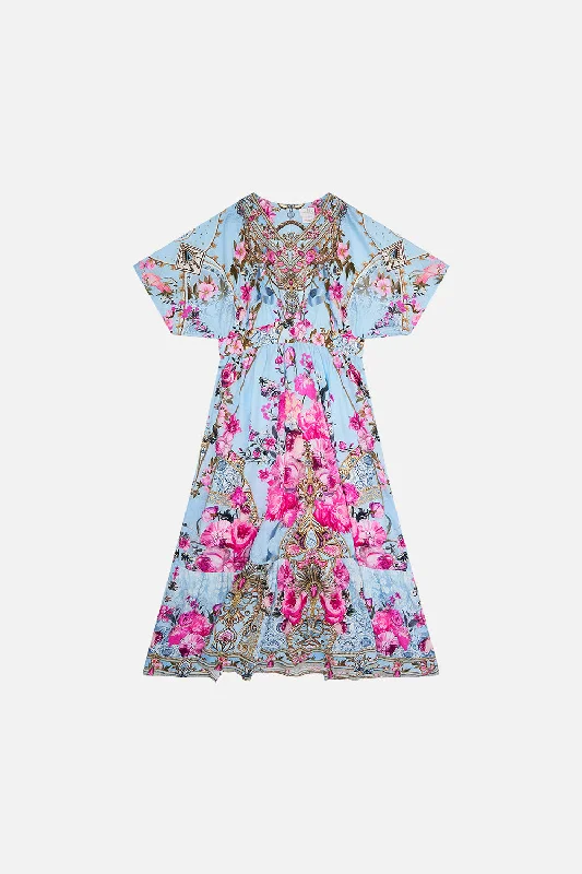 Huge Savings KIDS RELAXED SHIRRED WAIST DRESS 12-14 DOWN THE GARDEN PATH