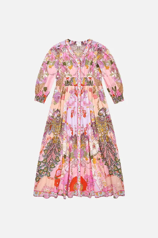 Instant Discount KIDS SHIRRED WAIST MAXI DRESS 12-14 CLEVER CLOGS