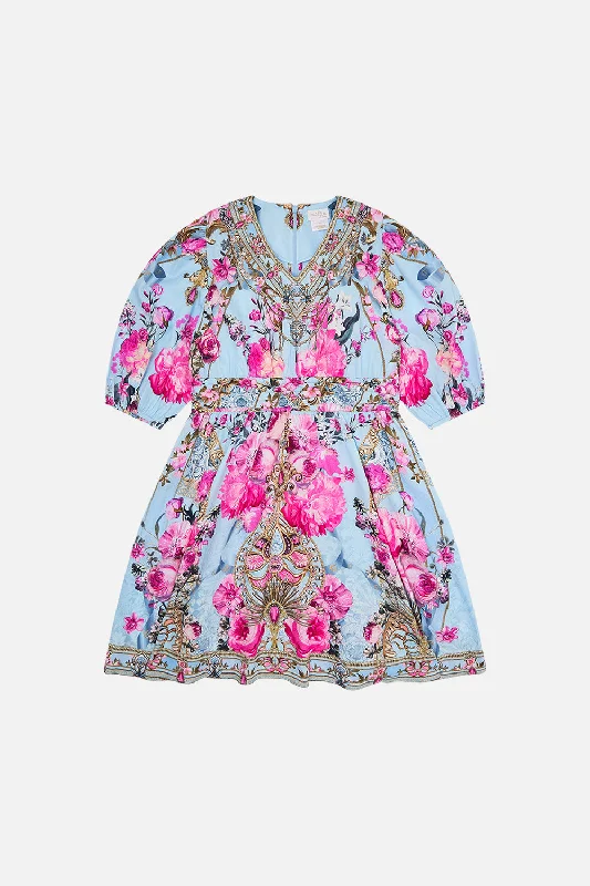 Lowest Prices KIDS MINI DRESS WITH WAIST SASH AND BOW 12-14 DOWN THE GARDEN PATH