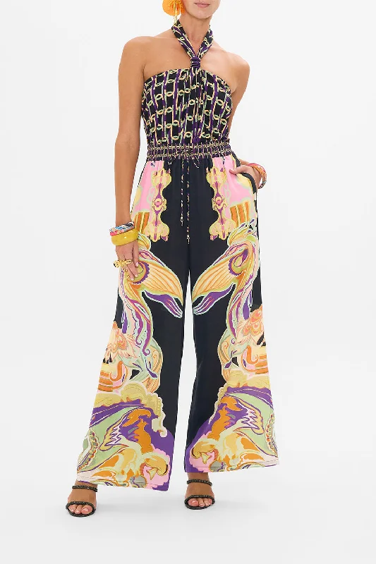 Seasonal Sale DRAPED JERSEY HALTER TOP FILM DIVA