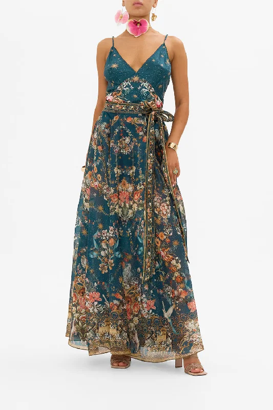 Savings Galore ORGANZA MAXI WRAP SKIRT SHE WHO WEARS THE CROWN