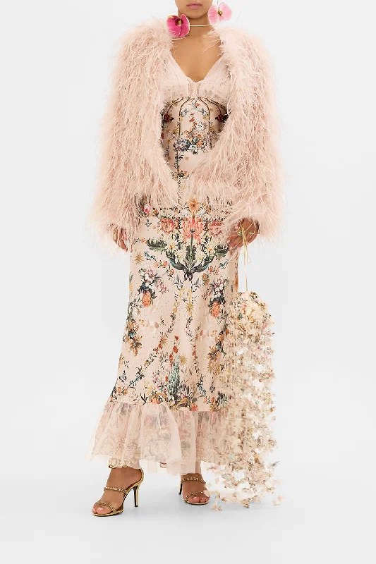 Hurry In FEATHER JACKET ROSE GARDEN REVOLUTION