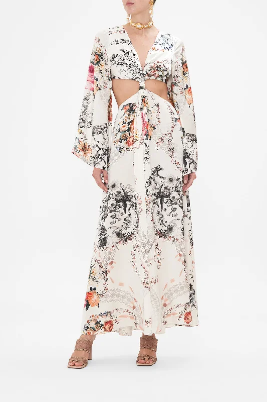 Don't Miss CUT OUT DRESS WITH KNOT FRONT DE HAAR MEMOIRS