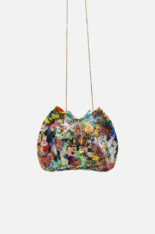 Year-End Sale DRAWSTRING POUCH WITH CHAIN STRAP THE KINDEST ONE OF ALL