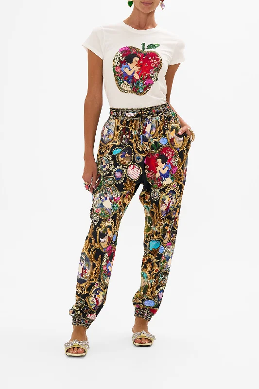 Don't Wait JERSEY TRACK PANT WITH SILK DETAILS HAPPILY EVER AFTER