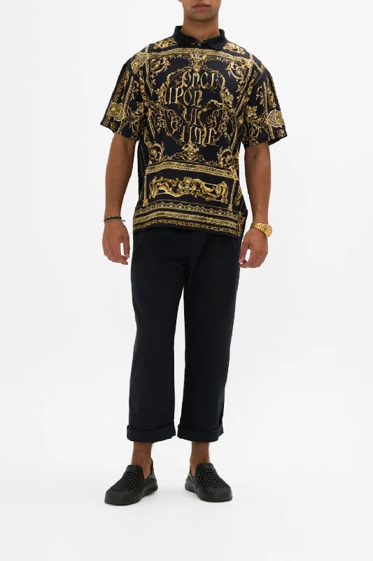 Can't Miss RELAXED FIT WOVEN POLO SHIRT ONCE UPON A TIME