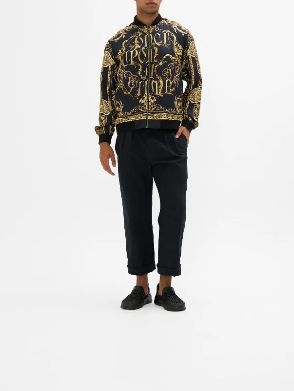 Extra Savings ZIP THROUGH REVERSIBLE BOMBER JACKET HAPPILY EVER AFTER