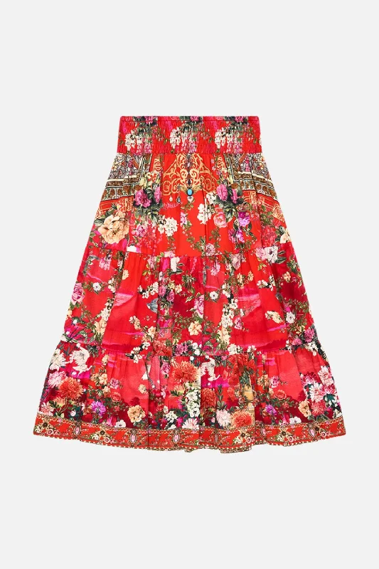 KIDS CONVERTIBLE SHIRRED MAXI SKIRT 12-14 SWEET HOME ALEXANDRIA