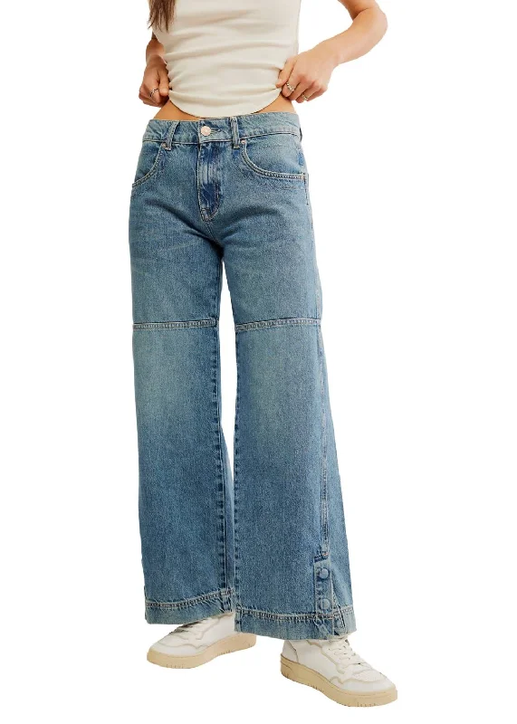 New Deals Benji Relaxed Wide Leg Jeans In Salt Of The Earth