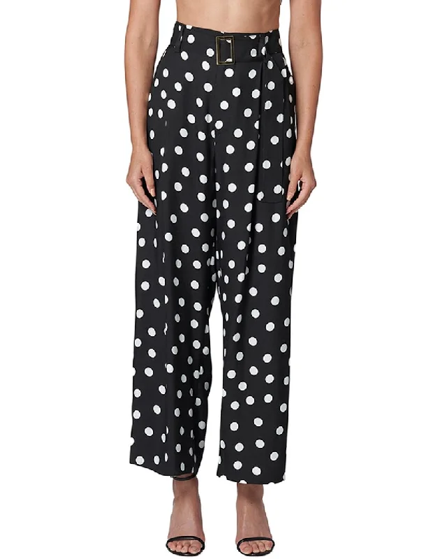Crazy Savings Carolina Herrera Wide Leg Silk-Blend Pant