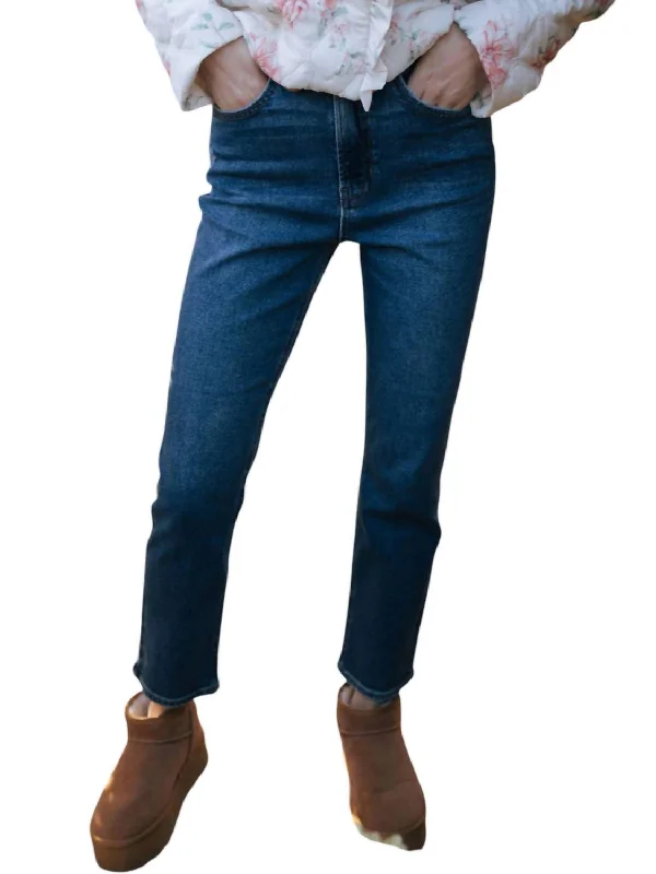 Limited Time Offer Classic Slim Straight Jeans In Blue
