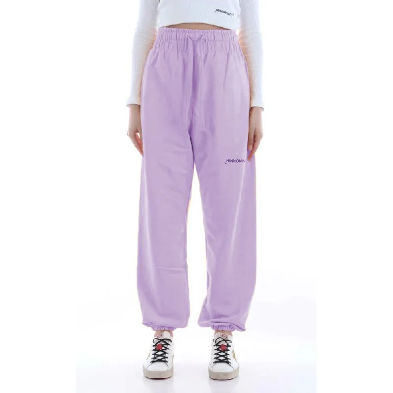 Price Drop Hinnominate Plush Cotton Sweatpants with Logo Women's Detail