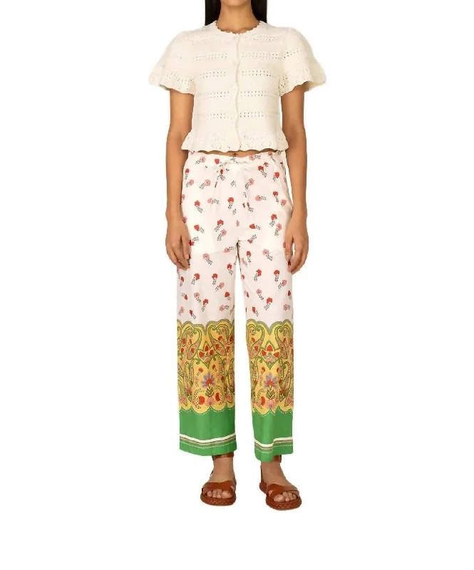 Deal of the Day Ivan Pant In Paisley Ming