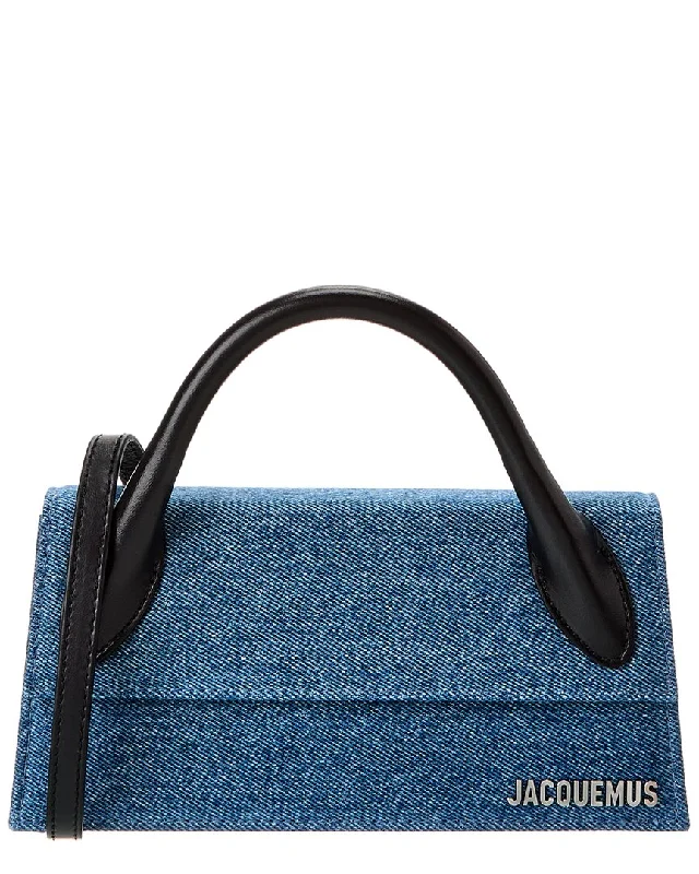 One-DAY Sale Jacquemus Le Chiquito Long Denim Clutch