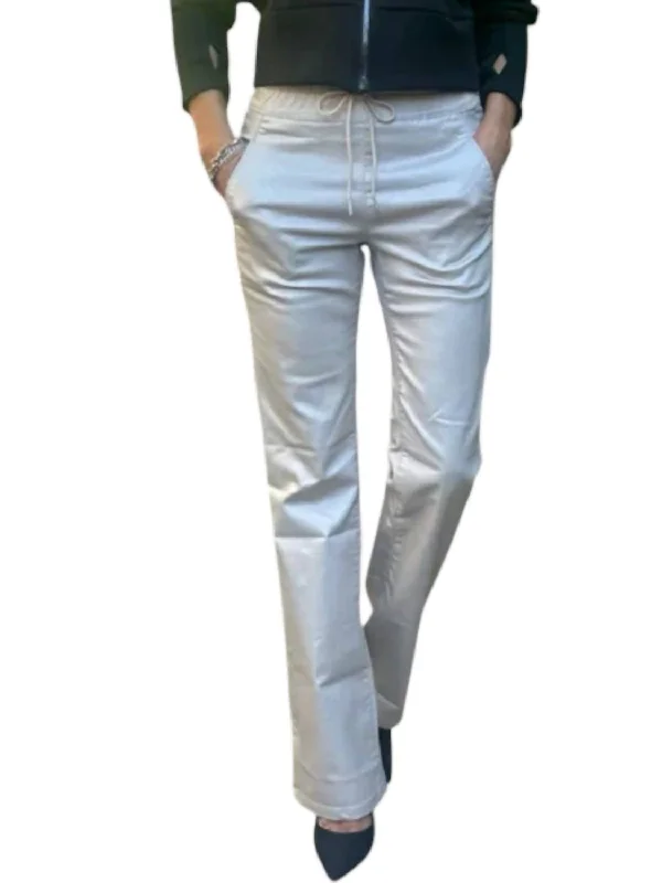 Steals and Deals Loren Wide Leg Pants In Beige/gold Pebble