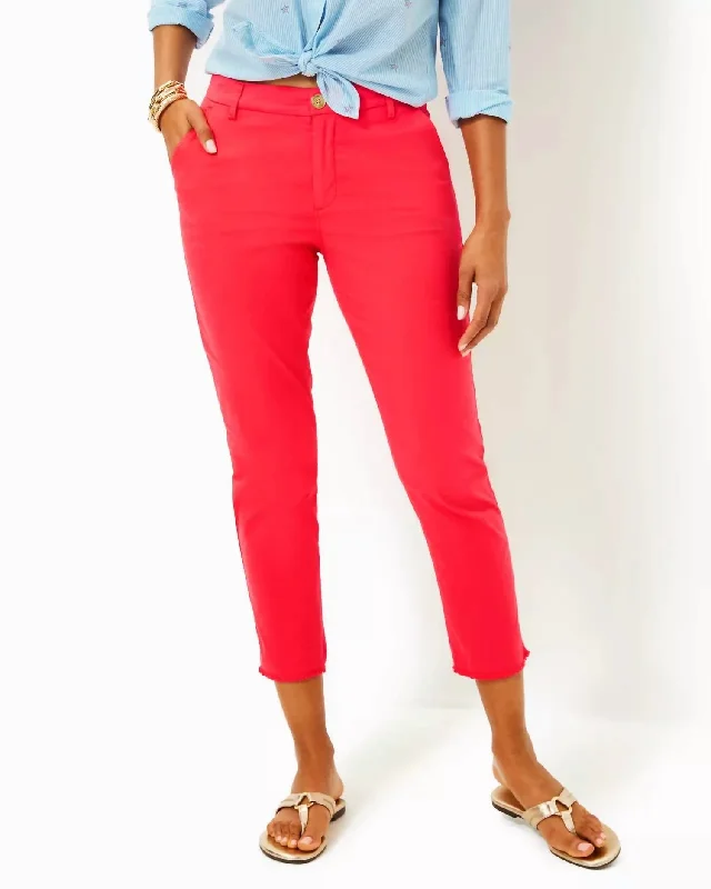 Instant Discount Montoya Chino Pants In Mizner Red