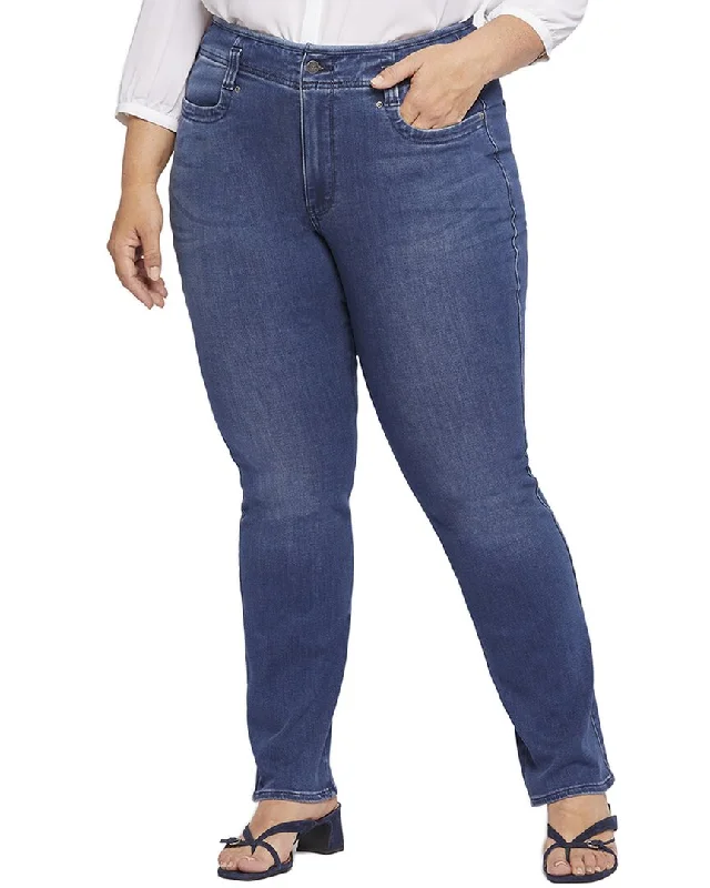Lowest Price NYDJ Plus Marilyn Rendezvous Straight Leg Jean