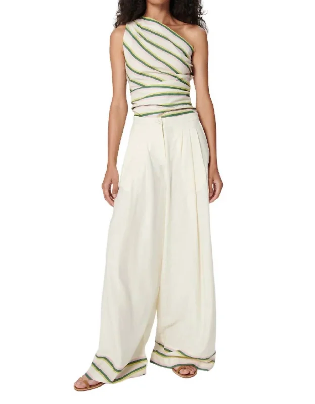 Hot Deal Okra Pants In Eden Cream