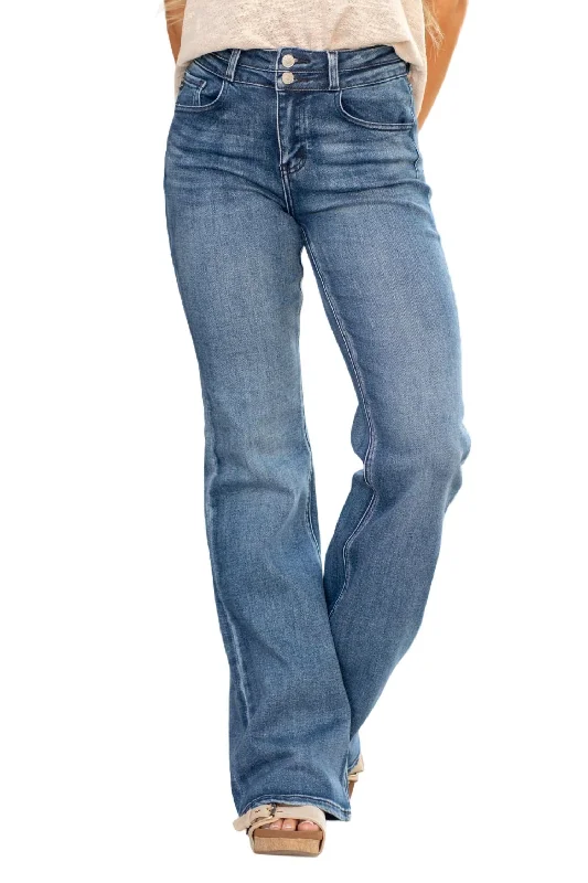 Act Now Onyx Ultra High Rise Jeans In Dark