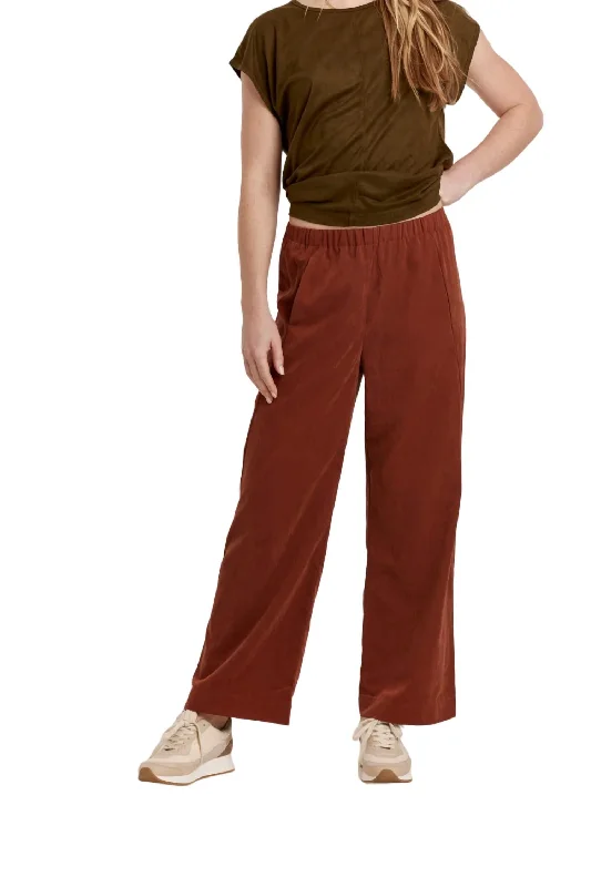 Super Bargain Paris Pants In Mahogany