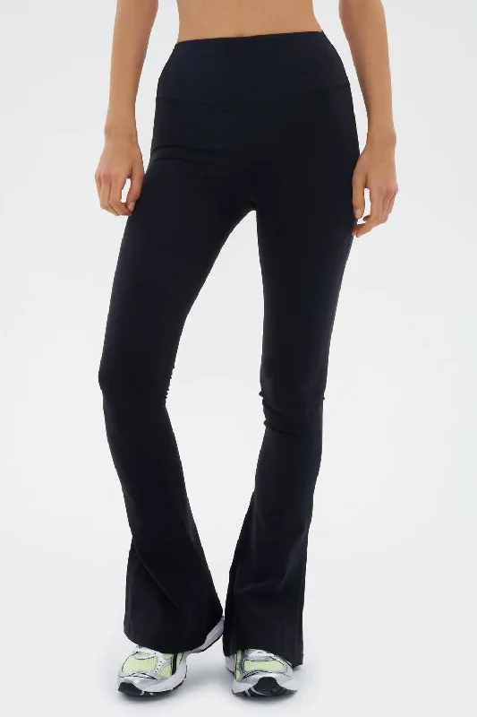 Reduced Prices Raquel High Waist Flare Pant In Black
