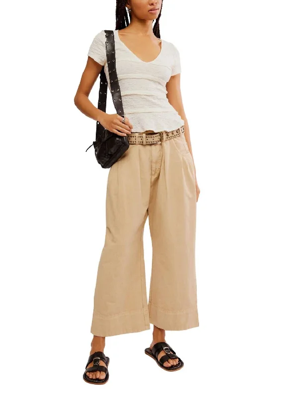 Super Deal Sweet Talk Chino Pants In Croissant