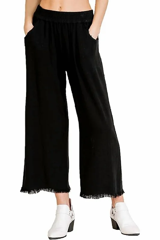Savings Galore Wide Leg Pants In Black