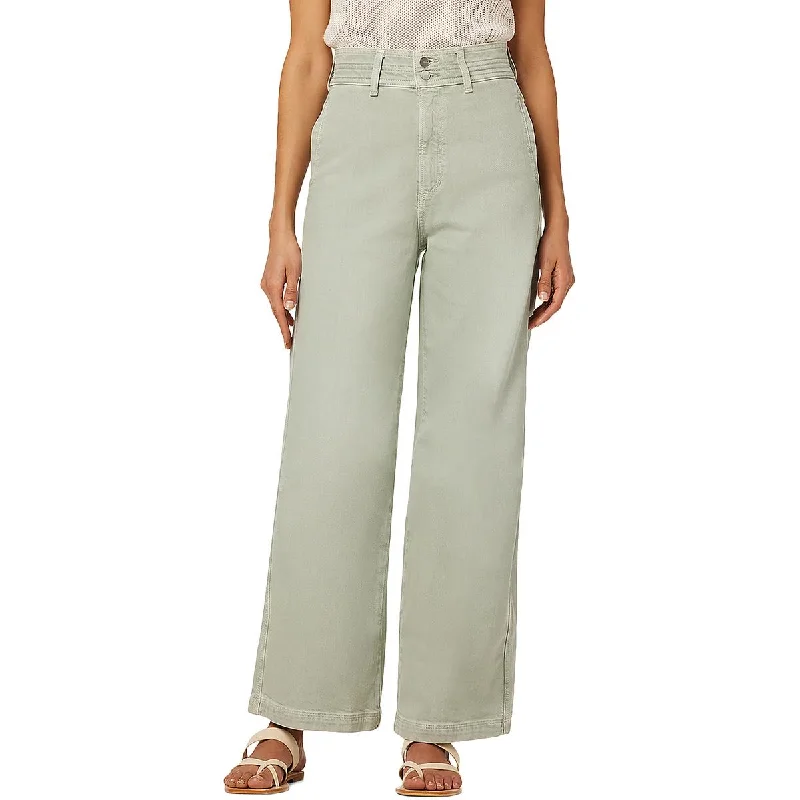Exclusive Savings Womens High Rise Stretch Wide Leg Jeans