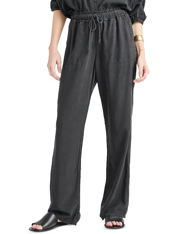 Factory Direct Sale Womens High Rise Stretch Wide Leg Pants