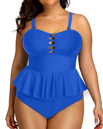 Super Sale Tummy Control Ruched Coverage Stomach Back Roll Area For Women-Bright Royal Blue Super Sale Tummy Control Ruched Coverage Stomach Back Roll Area For Women-Bright Royal Blue