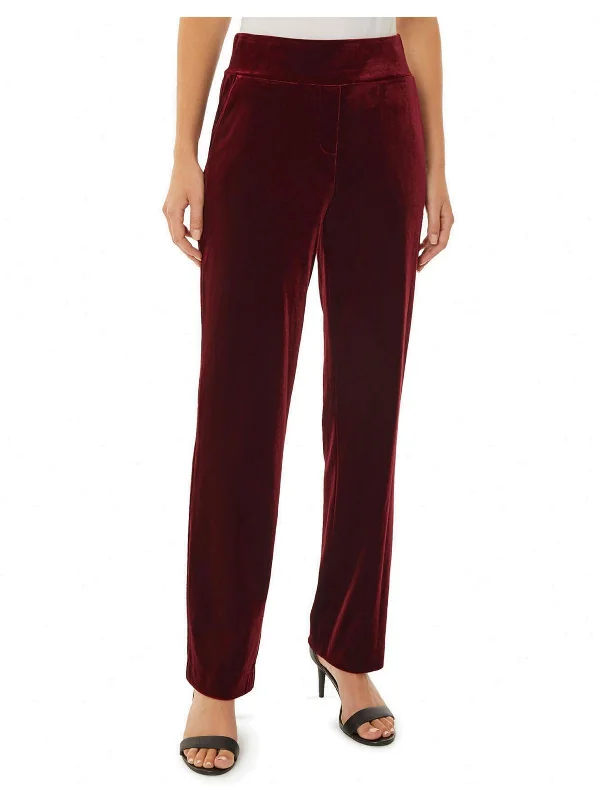 The Best Prices Womens Velour Pull on Straight Leg Pants