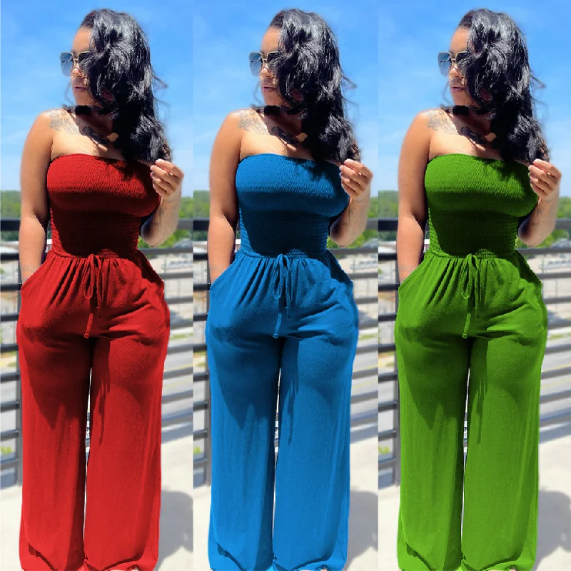 Customer Appreciation Sale 2022 wholesale new sexy bodysuit women fashion wide leg jumpsuit summer clothes Customer Appreciation Sale 2022 wholesale new sexy bodysuit women fashion wide leg jumpsuit summer clothes