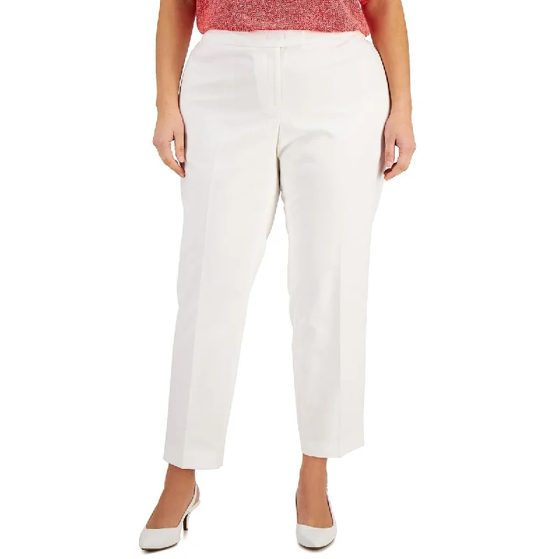 Extra Savings Anne Klein Womens Plus Bowie Cotton Stretch Comfort Fit Straight Leg Pants Extra Savings Anne Klein Womens Plus Bowie Cotton Stretch Comfort Fit Straight Leg Pants