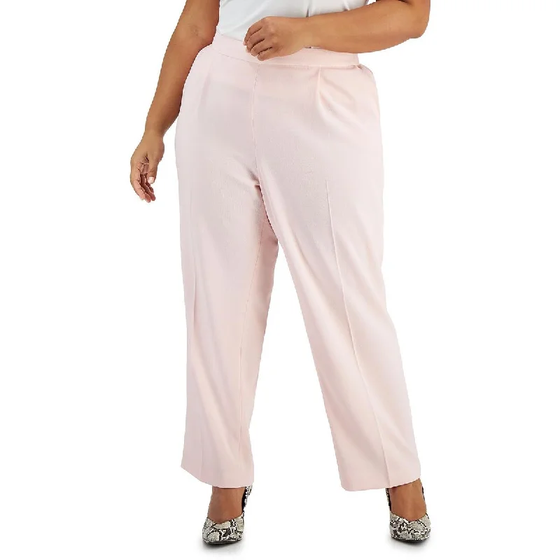 Fantastic Offers Bar III Womens Plus High Rise Work Wear Trouser Pants