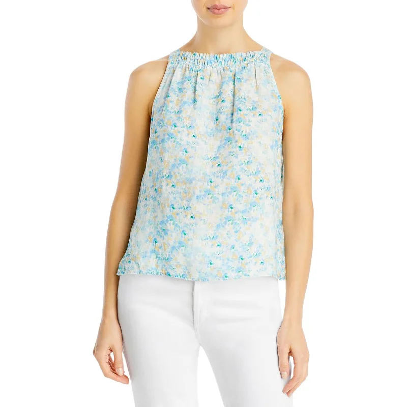 Savings Spectacular Bella Dahl Womens Linen Gathered Halter Top